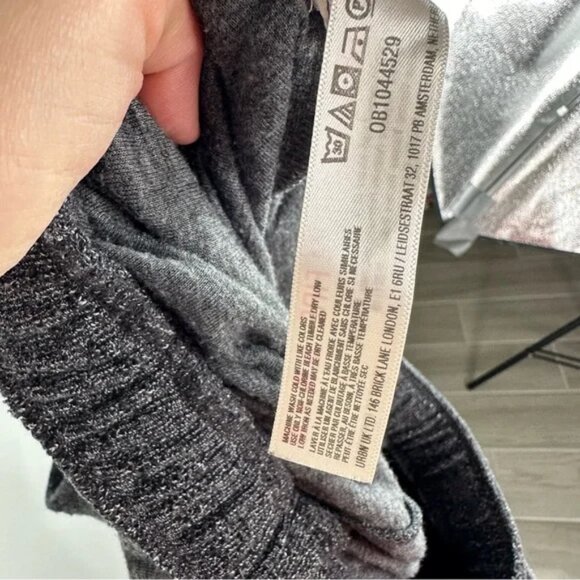 Free People Bicoastal Jumpsuit Charcoal Grey Size S - Picture 8 of 9